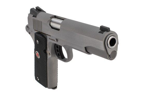 Colt Delta Elite 10mm Auto stainless steel Handgun features a 9-round capacity